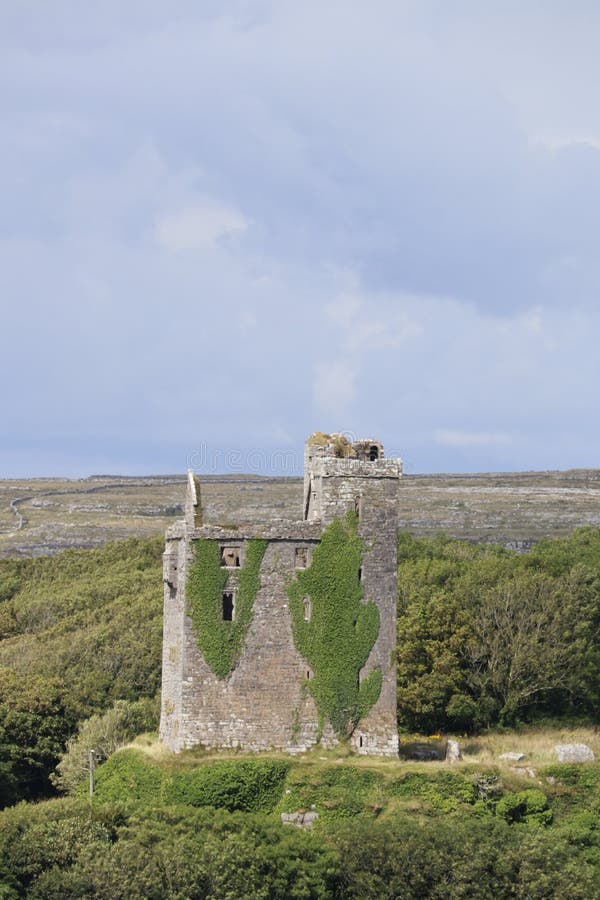 Ballinalacken Castle County Clare Ireland 1 Stock Image - Image of ...
