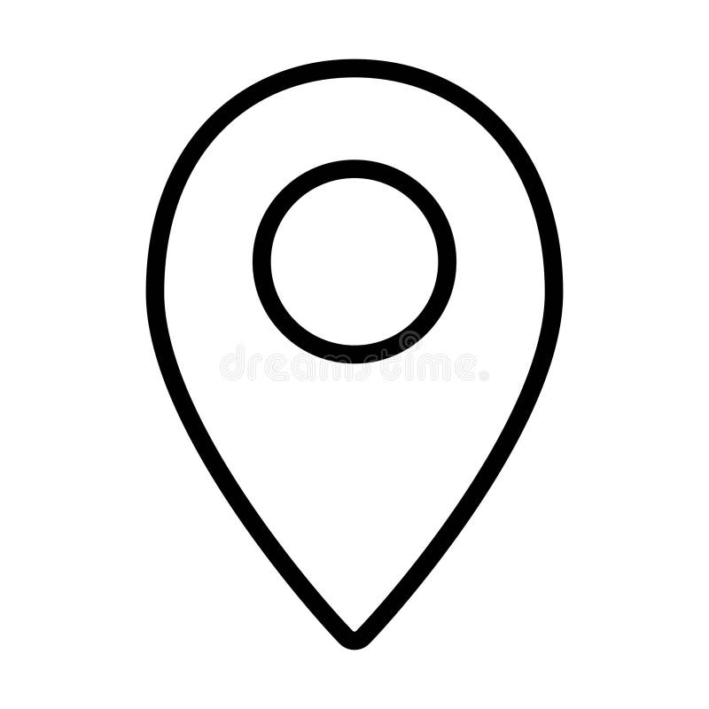 Location icon royalty free illustration