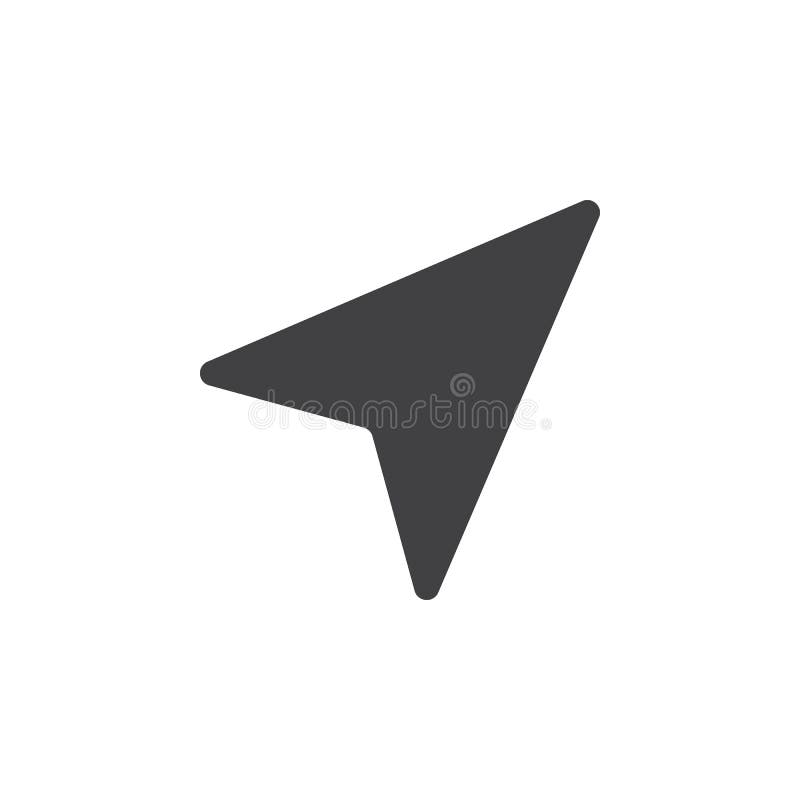 Location arrow icon , solid logo illustration, pictogram i stock illustration Location arrow icon , solid logo illustration, pictogram i stock illustration