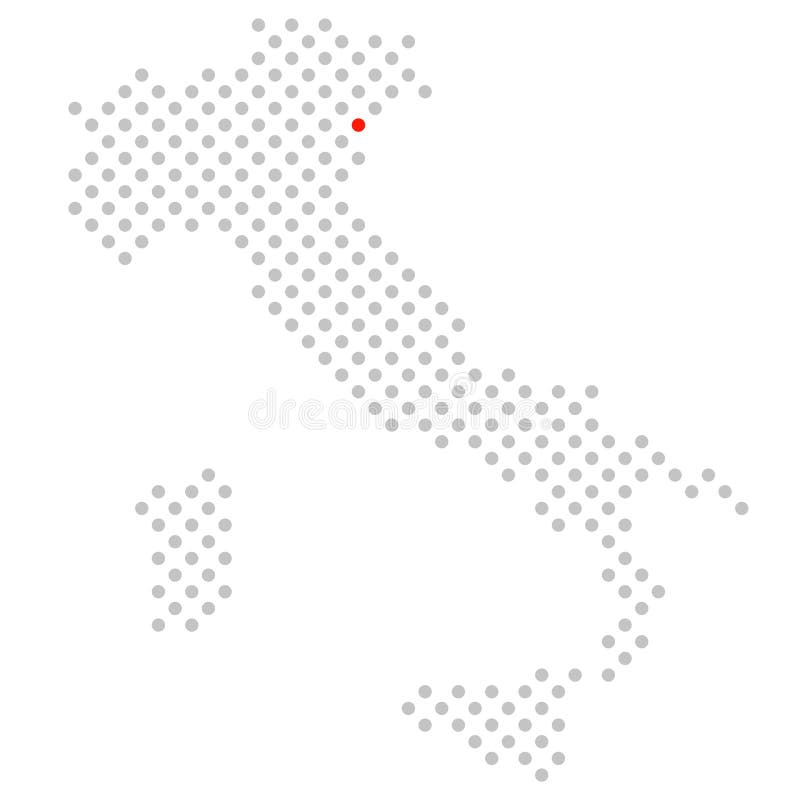 Revealed: The Exact Map of Italy Marking Every City, Big and Small