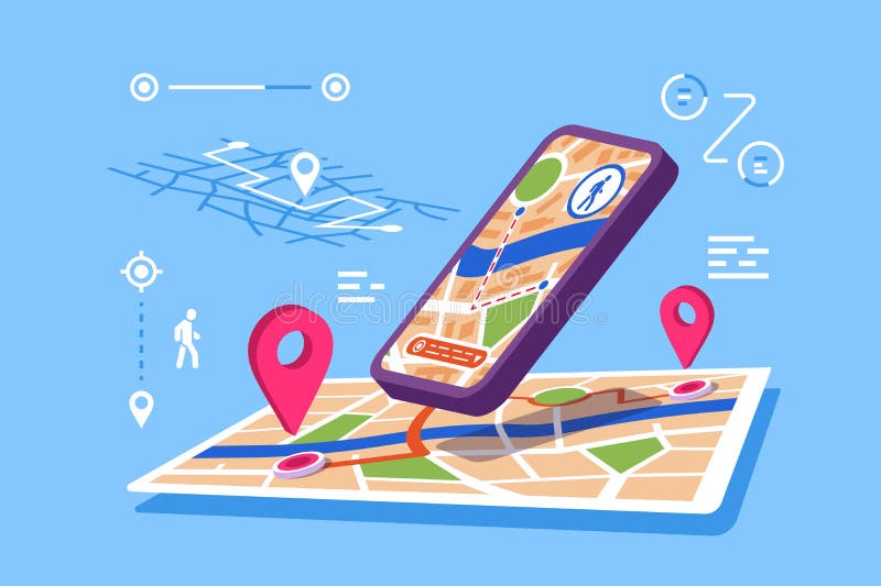 Location maps online application