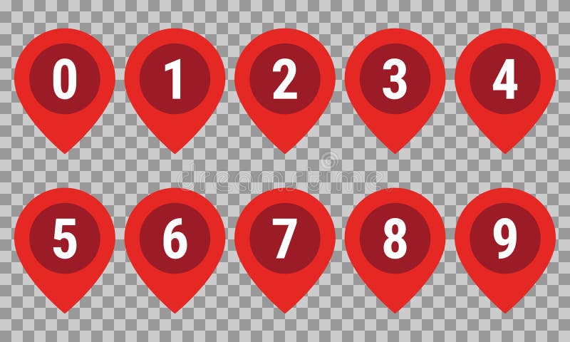 Numbered Pins Numbered Pins