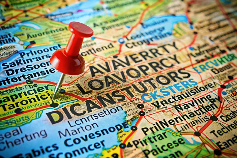 Location marking with a pin on a map vector illustration