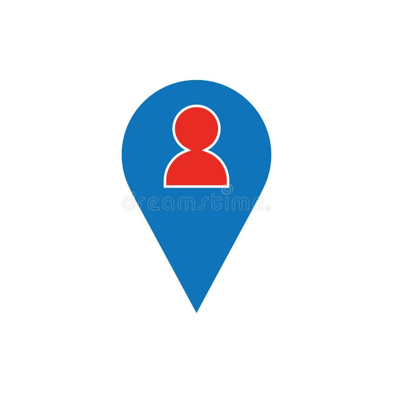 Location people icon stock illustration. Illustration of location 174915093