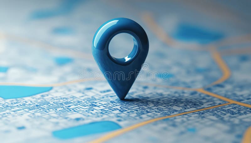 Location Search On Map royalty free stock photos