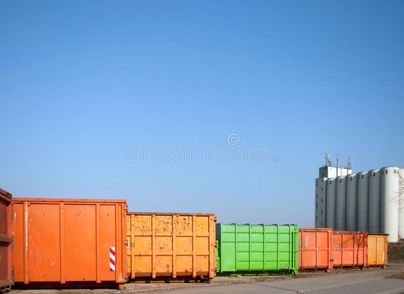 Locație container royalty free stock photos