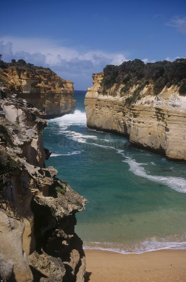 Loch Ard Gorge is named after a ship that was wrecked off this coastline in 1878. This beach and gorge is one of the highlights of Australia's Great Ocean Road.