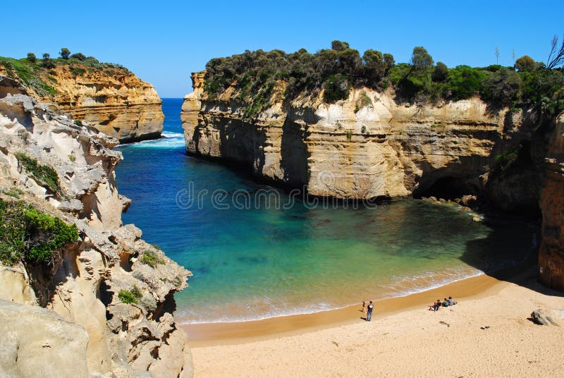 Loch Ard Gorge in Port Campbell National Park along the Great Ocean Road, Victoria, Australia. Loch Ard Gorge in Port Campbell National Park along the Great Ocean Road, Victoria, Australia