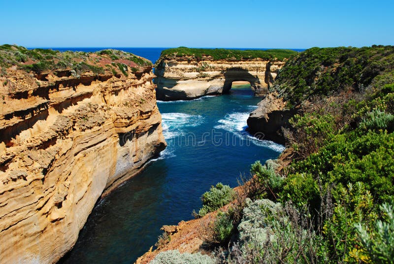 Loch Ard Gorge in Port Campbell National Park along the Great Ocean Road, Victoria, Australia. Loch Ard Gorge in Port Campbell National Park along the Great Ocean Road, Victoria, Australia