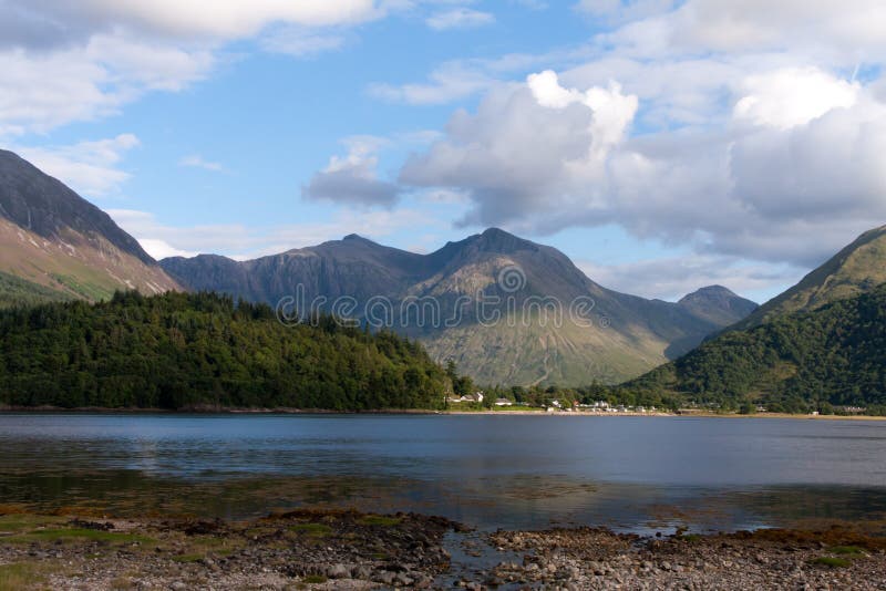Loch Leven in Scotland royalty free stock image