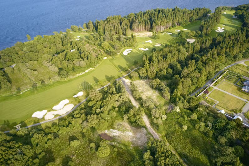 Loch Lomond Golf Course Aerial View Scotland Stock Image Image of Loch Lomond Golf Course Aerial View Scotland Stock Image Image of