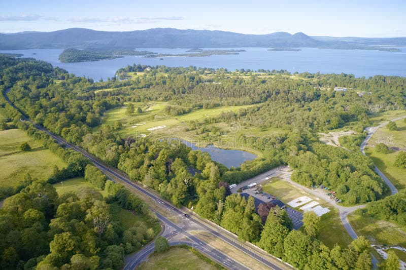 Loch Lomond Golf Course Aerial View Scotland Stock Photo Image of Loch Lomond Golf Course Aerial View Scotland Stock Photo Image of