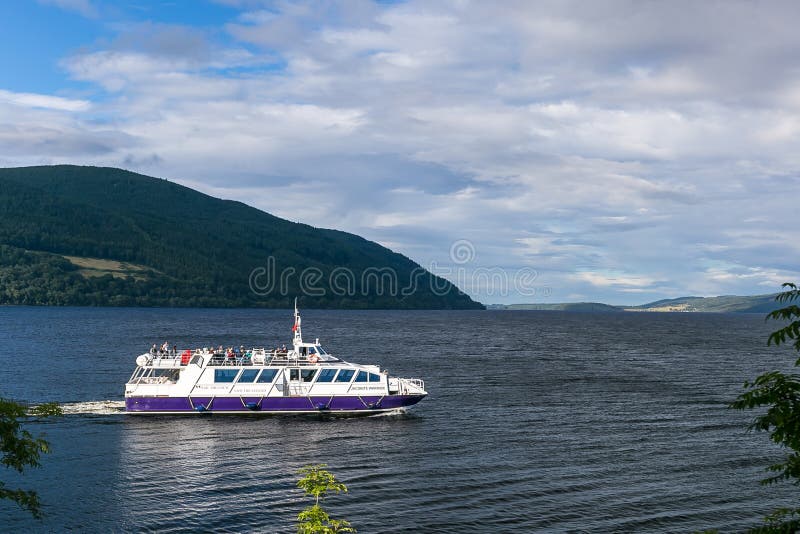loch Ness in gloomy weather, Scotland royalty free stock images loch Ness in gloomy weather, Scotland royalty free stock images