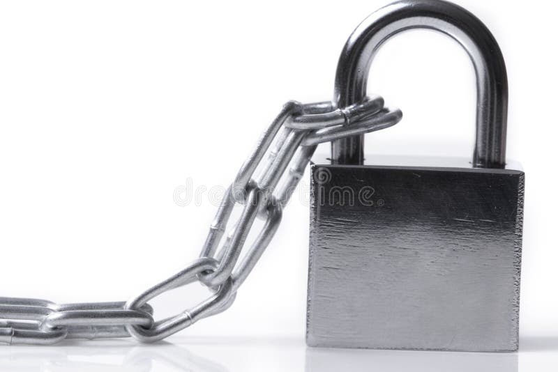 Lock and chain stock photo. Image of lock, background 11866698