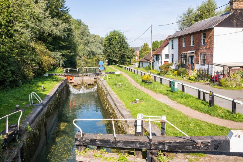 Lock 48 on the Grand Union Canal Stock Photo Image of boats, grand