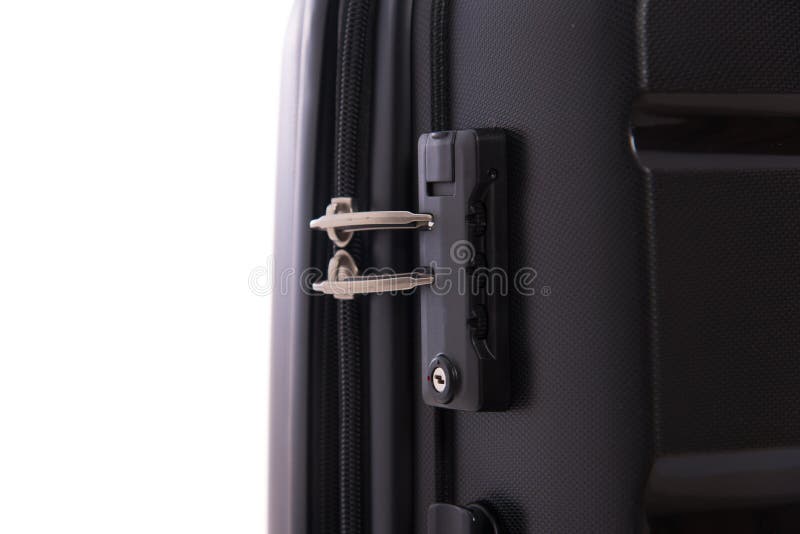 Lock of luggage stock photo. Image of leather, baggage 67771896