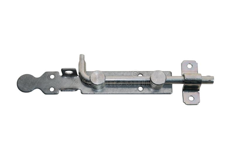 Lockable bolt latch isolated