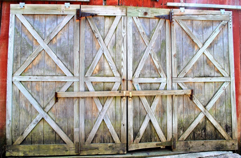 Locked barn doors