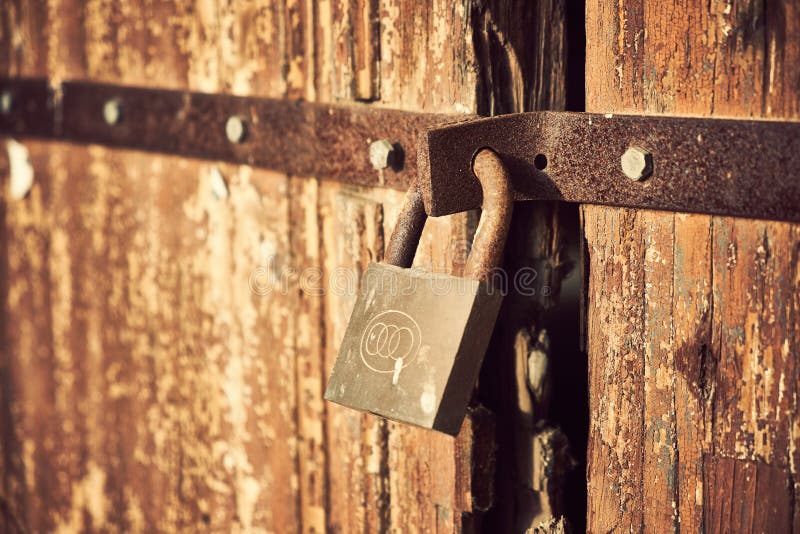 Locked door stock image. Image of lock, hard, keyhole 56620887