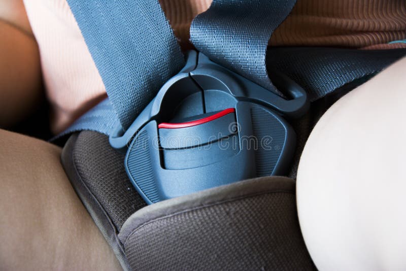 Locked Safety Belt in Car Seat Stock Photo Image of auto, childhood