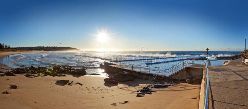 Locken-Locken-Strand Sydney Australia stockfoto Locken-Locken-Strand Sydney Australia stockfoto