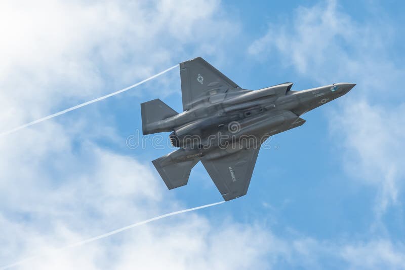 Lockheed Martin F-35B stock afbeeldingen Lockheed Martin F-35B stock afbeeldingen