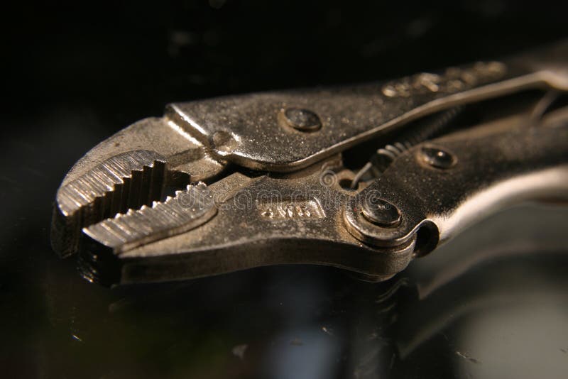 Locking pliers stock image. Image of adjustable, jaws 12401015