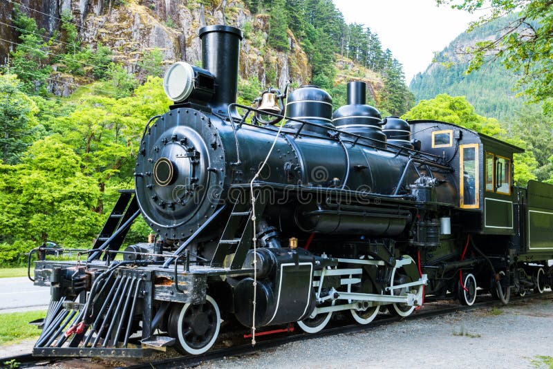Locomotiva del treno del motore a vapore