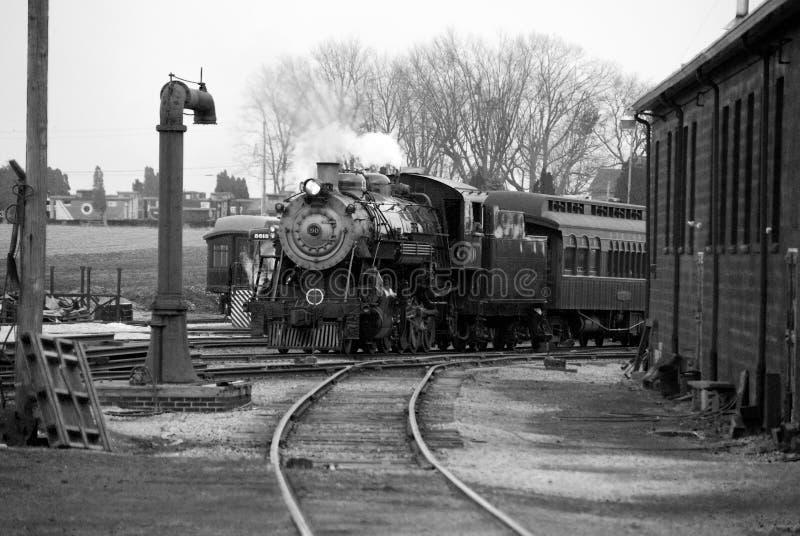 Locomotiva di vapore fotografia stock Locomotiva di vapore fotografia stock