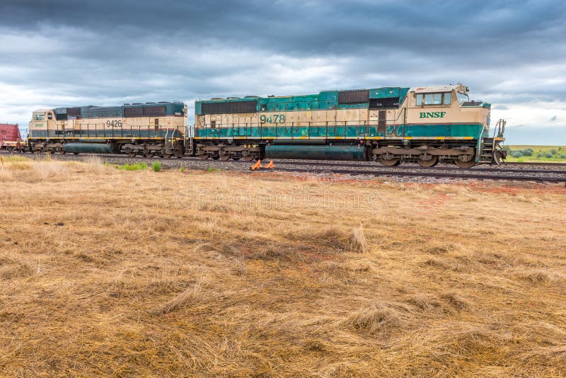 Locomotiva diesel 9478 de BNSF fotografia de stock royalty free Locomotiva diesel 9478 de BNSF fotografia de stock royalty free