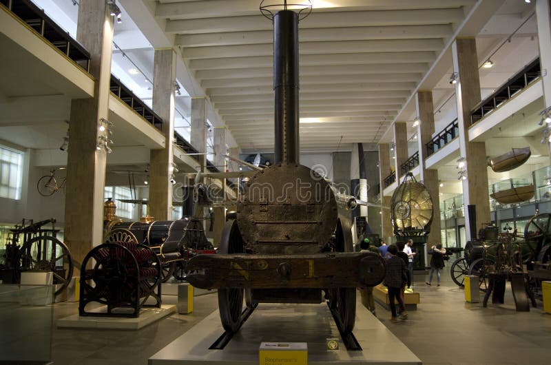 Locomotiva a vapore, museo di scienza Londra fotografia stock Locomotiva a vapore, museo di scienza Londra fotografia stock