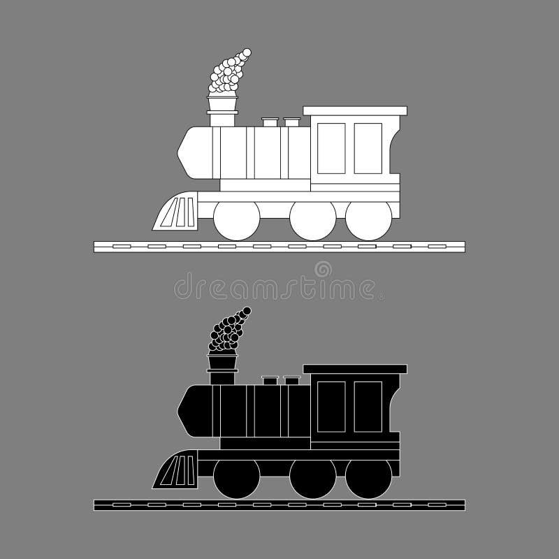 Train Tracks Black White Stock Illustrations 468 Train Tracks Black