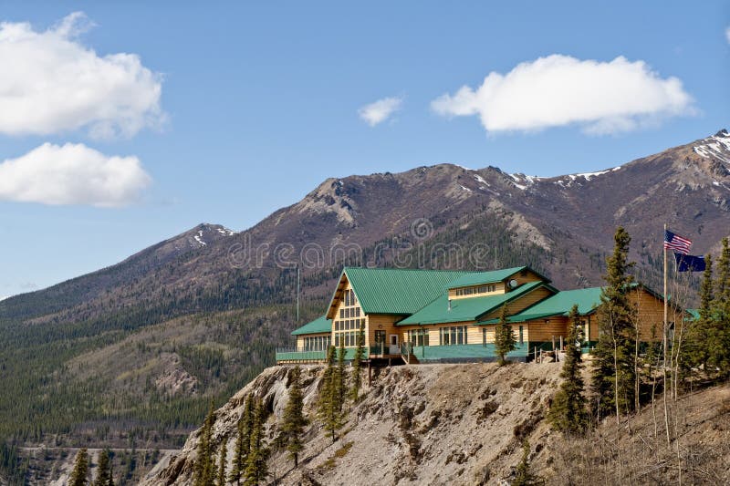 Lodge in mountains