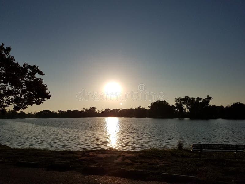 Lodi lake stock photo. Image of water, sunset, lodi 124550210