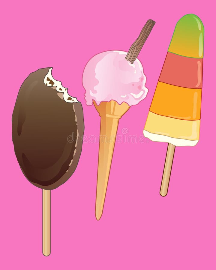 Lody funda royalty ilustracja Lody funda royalty ilustracja