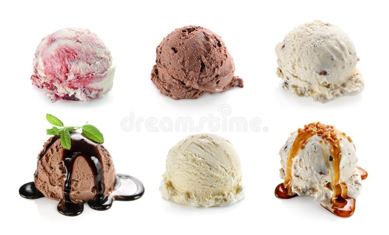 Lody łyżkuje kolaż z wanilii, czekolady i czarnej jagody lody, obraz stock Lody łyżkuje kolaż z wanilii, czekolady i czarnej jagody lody, obraz stock