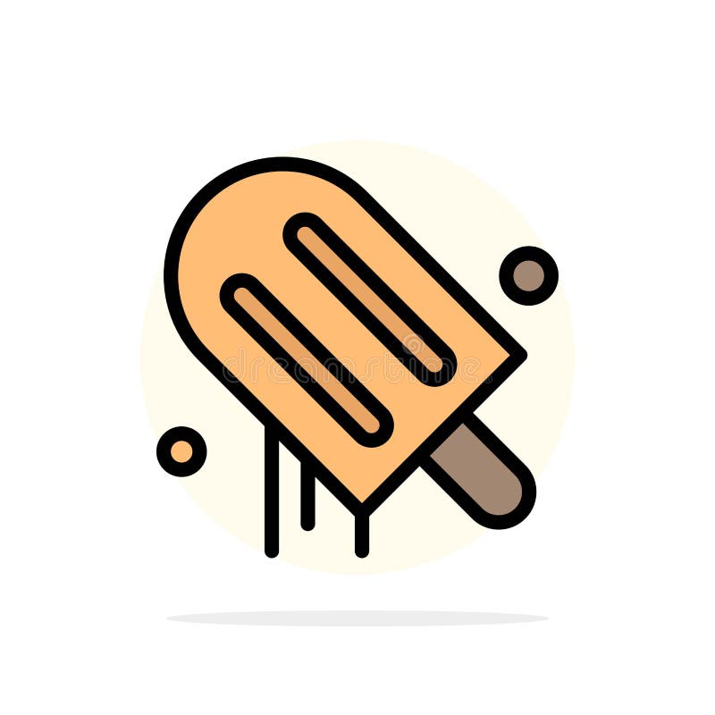 Lody, śmietanka, amerykanin, Usa okręgu Abstrakcjonistycznego tła koloru Płaska ikona ilustracji Lody, śmietanka, amerykanin, Usa okręgu Abstrakcjonistycznego tła koloru Płaska ikona ilustracji