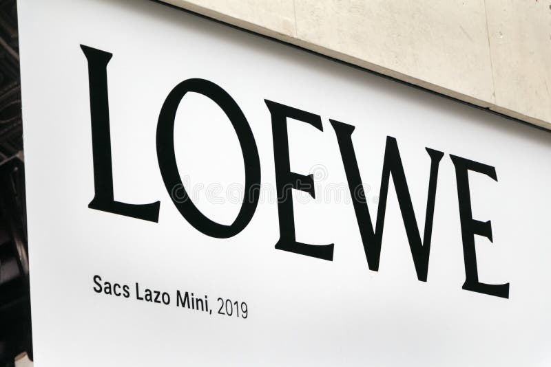 LOEWE fashion brand logo editorial photo. Image of group - 113947451