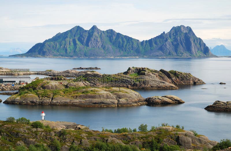 Lofoten islands in summer