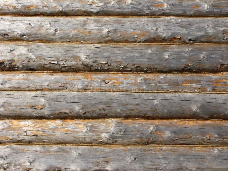 Fragment of a country house log wall, useful as background. Rustic wooden log house stock images, royalty-free photos and pictures