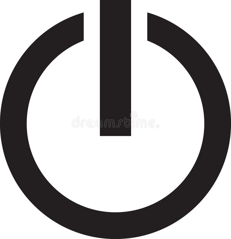 Log out sign vector, Sign out, shut down icon, Exit application, Shut Down Icon vector illustration