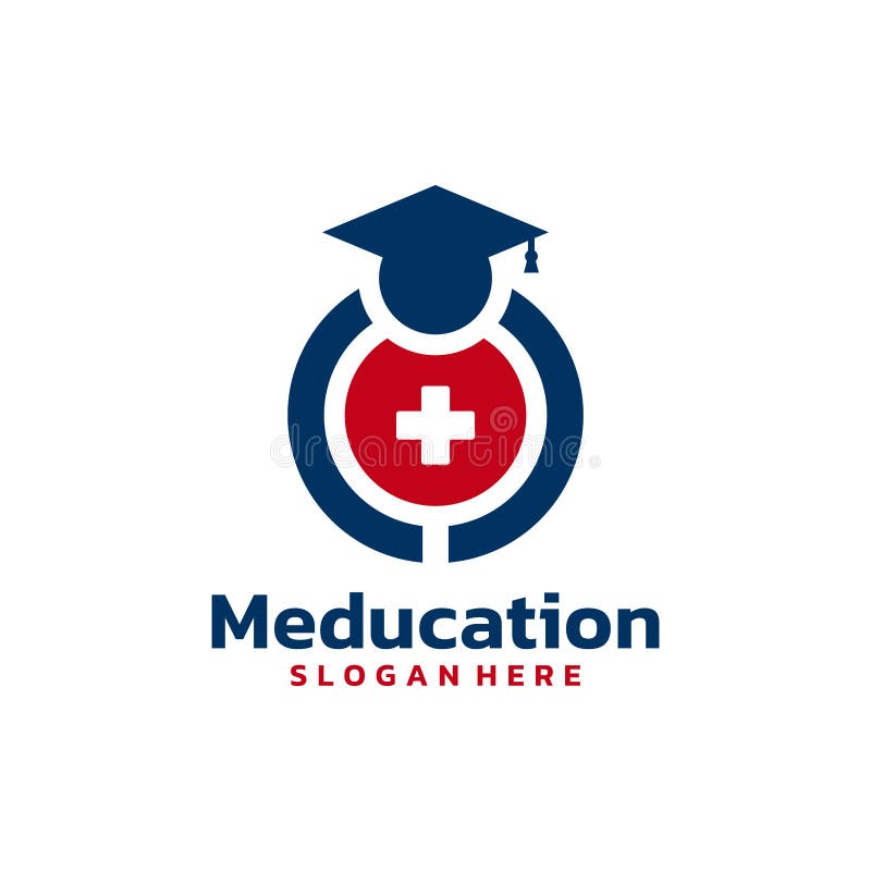 Loggvektor för medicinsk student royaltyfri illustrationer