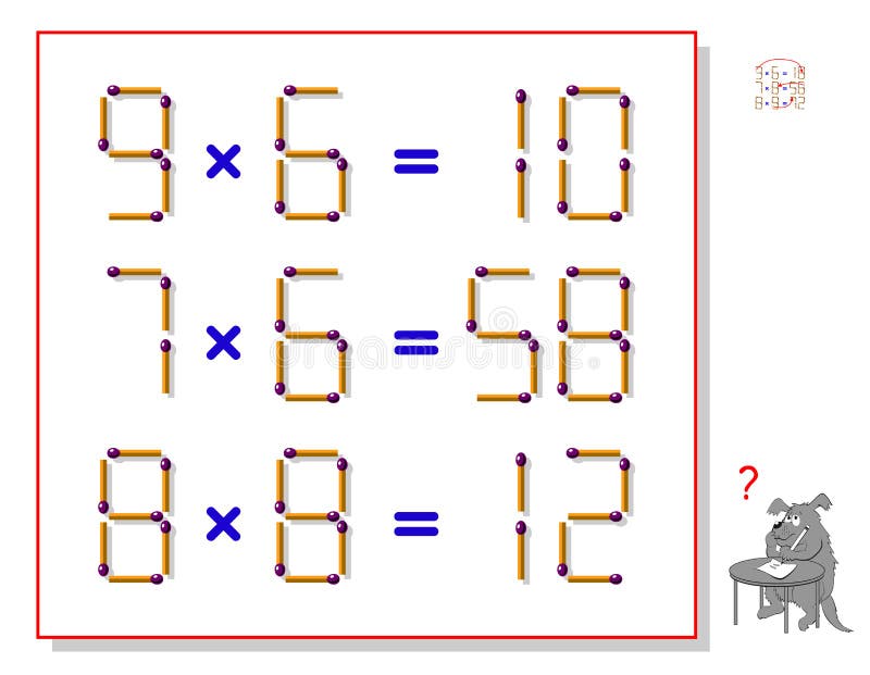 Tricky Puzzle IQ Test: Can you move only 2 matchsticks to fix this