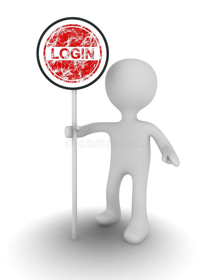 Login banner stock illustration. Illustration of dark 18965645