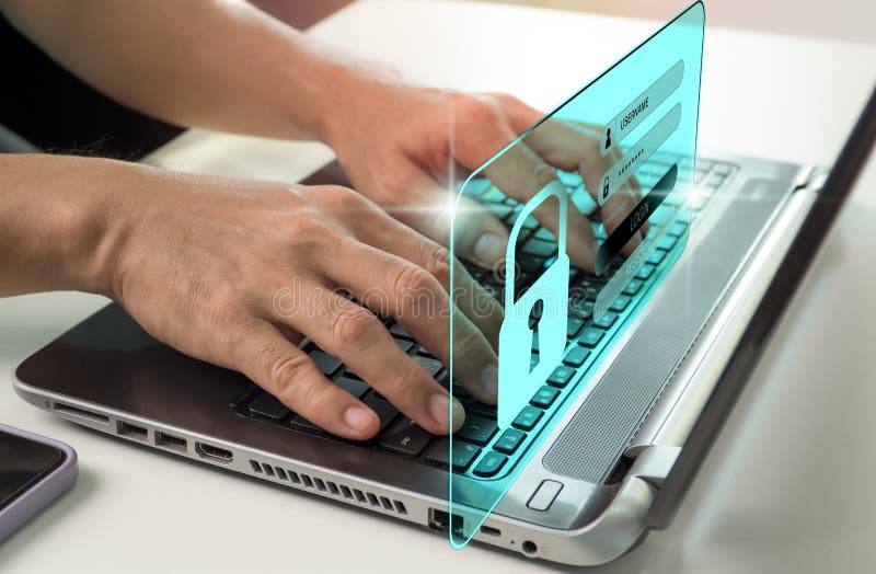Login,User,identification information security and encryption,secure access to user\'s personal information,secure Internet royalty free stock images