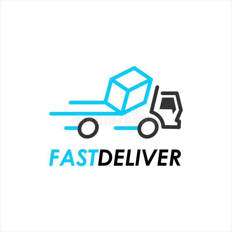 Logistic Truck Sales Logo Vector Stock Vector - Illustration of line ...