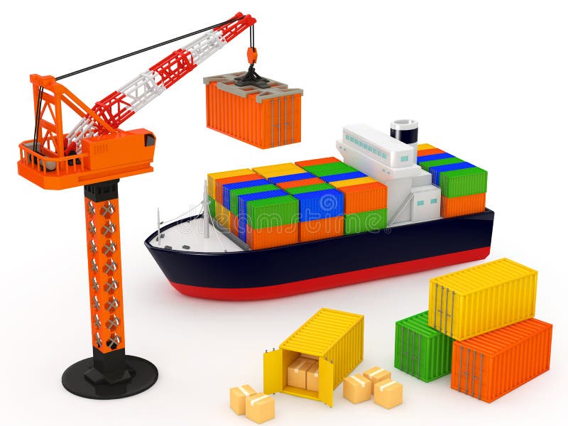logistiek vector illustratie logistiek vector illustratie