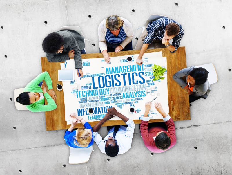 Logistik-Management-Frachtdienst-Produktions-Konzept