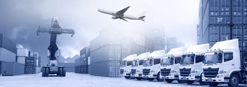 Logistiktransporthintergrund