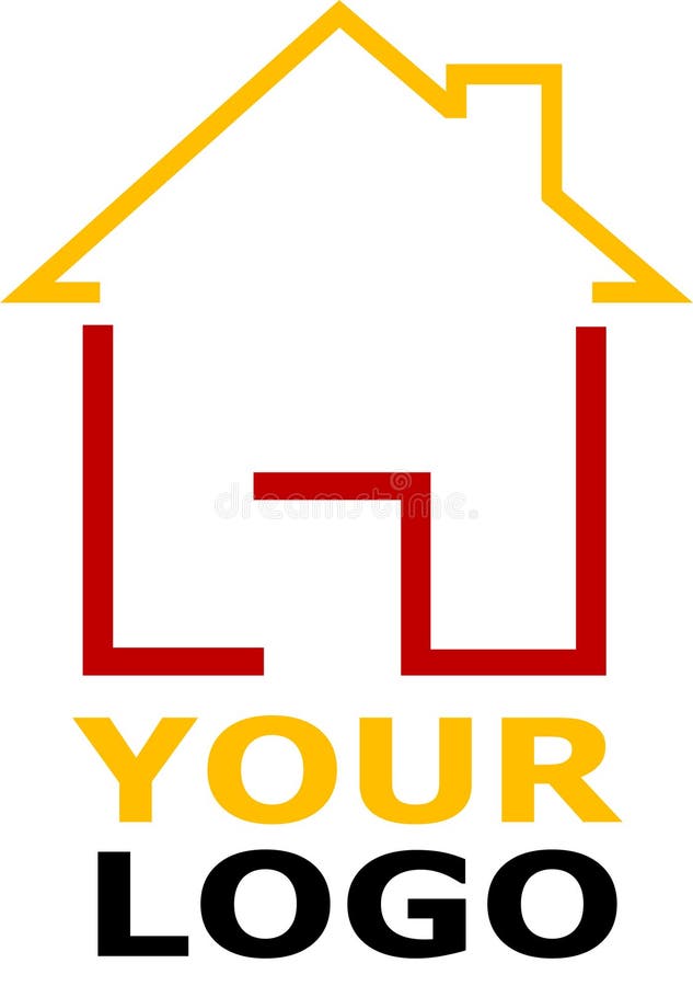 Home icon logo company slogan internet. Slogan icon vectors